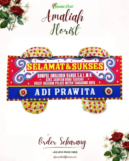 Papan Bunga Ucapan Selamat Bonasari